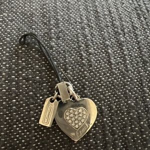 Coach phone charm